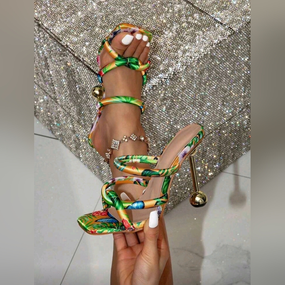 Sexy Floral High Heels.